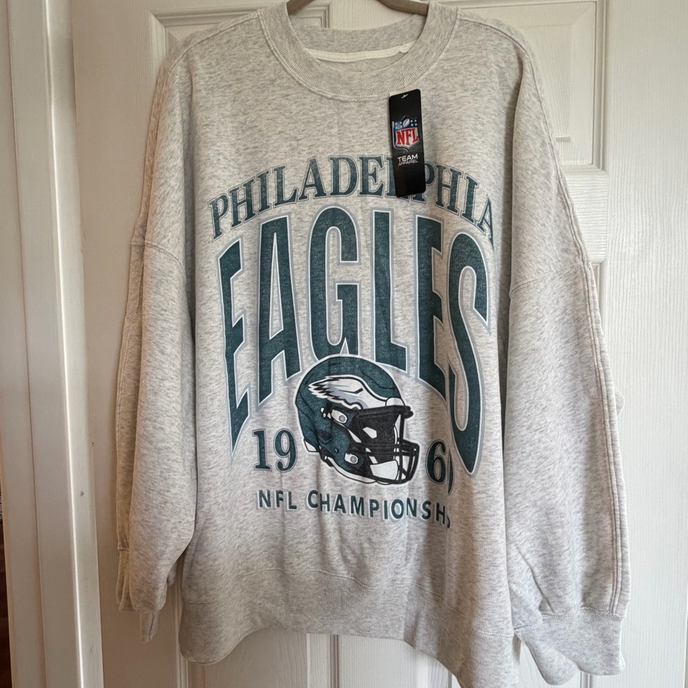 Abercrombie & Fitch Gray Eagles NFL  Crewneck Sweater